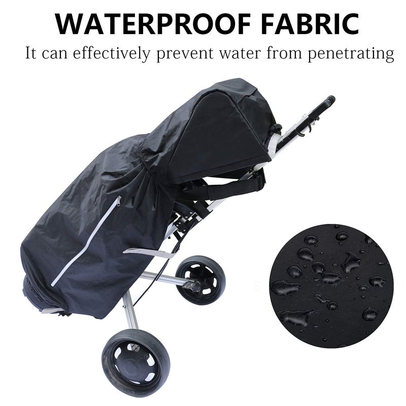 KONDAY Golf Bag Rain Protection Cover for Golf Push Carts - Image 3